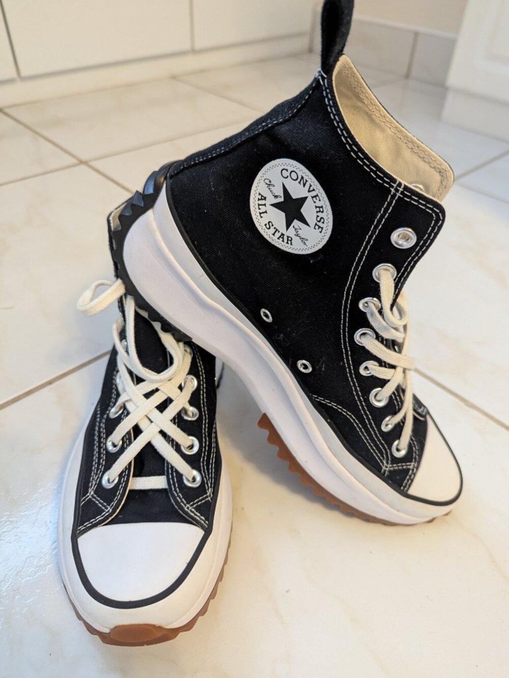 Platform Converse Run Star Hike Hi Sneakers, Women's 9.5 Men's 8 - Picture 5 of 5